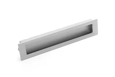 Obrázek produktu pro Rujzdesign zápustná nábytková úchytka U11.003 - povrch: hliník broušený, délka: 203 mm, rozteč: 192 mm