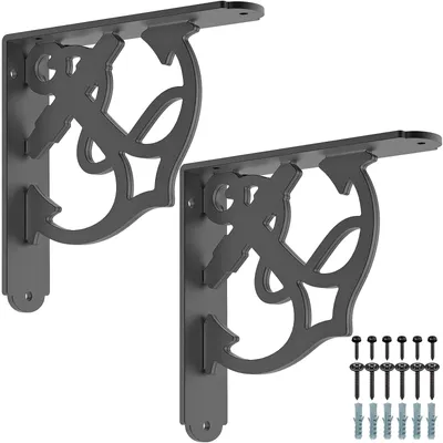 Image de Omgoods - Supports muraux flottants pour étagères, lot de 2