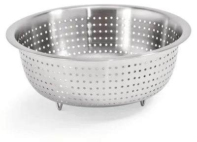 Produktbild von 2x Seiher, Ø 40 cm, Perforierung Ø 3 mm, Chromnickelstahl
