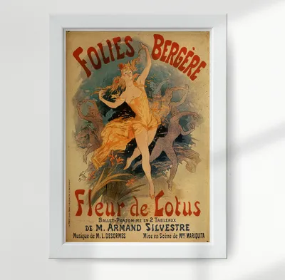 Produktbild von Vintage-Plakat - Kunstkonzert Frankreich - A3 (29,7 cm x 42 cm)