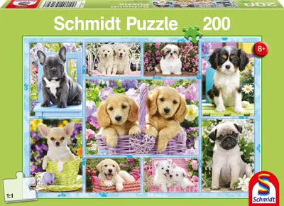 Immagine prodotto di Schmidt Spiele 56162 Puzzle cuccioli - 200 pezzi