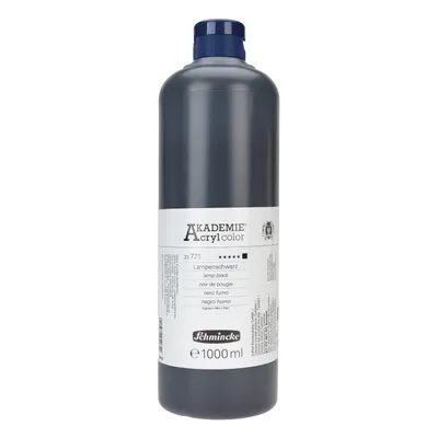 Produktbild von Schmincke AKADEMIE Acryl - Lampenschwarz 1000ml Acrylfarbe - 23 771 029