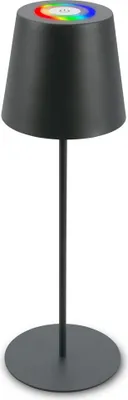 Produktbild von Tischlampe Akku Tischleuchte Kabellos Touch buntes RGB+W Licht höhenverstellbar