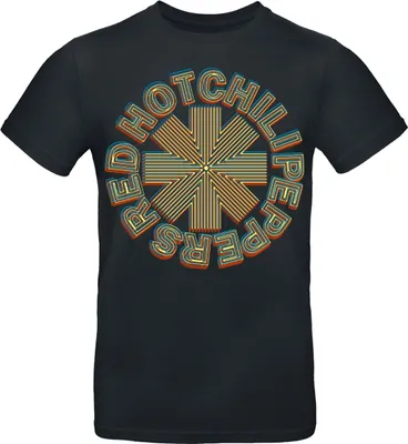 Produktbild von Red Hot Chili Peppers T-Shirt Herren Abstract Logo schwarz S