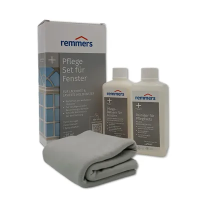 Produktbild von Remmers Reiniger und Pflege-Set für lackierte & lasierte Holzfenster