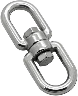 Produktbild von Drehmechanismus Edelstahl AISI 316 V4A, M10, 3500 kg Belastbarkeit, für Hängesessel