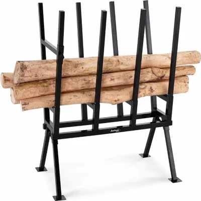 Obrázek produktu pro Koza na řezání dřeva z oceli, podstavec s brzdícím ramenem, 80 x 54 x 103 cm, černá