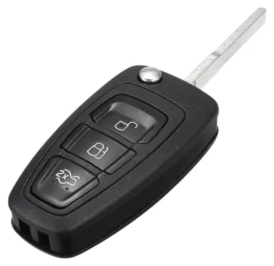 Produktbild von Ford Schlüsselgehäuse Messerform, 3 Tasten, kompatibel mit Mondeo, Focus, S-Max, Galaxy, C-Max, Transit Connect, Modelle 2010-2018