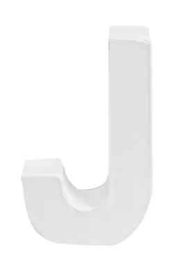 Produktbild von Papp Buchstabe J 10 x 3,5cm