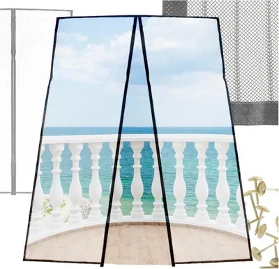 Zdjęcie produktu dla Moskitiera magnetyczna na drzwi okienne 110x210cm