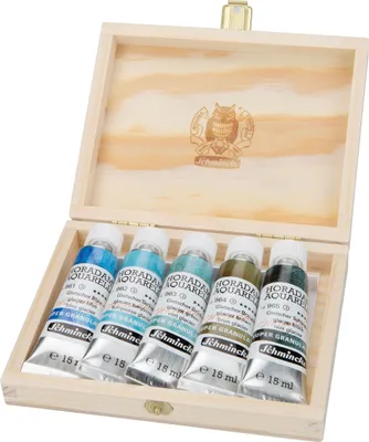 Produktbild von Schmincke Horadam Aquarellfarbe - Glacier - 5 x 15ml Supergranulation 74 840 097