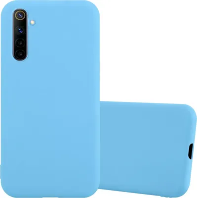 Produktbild von Cadorabo Hülle für Realme Narzo 4G Schutzhülle in Blau Handyhülle TPU Silikon Etui Case Cover