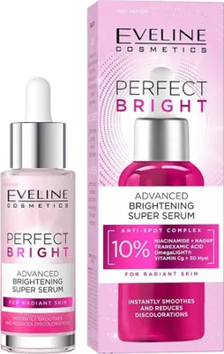 Produktbild von Eveline Cosmetics Perfect Bright – feuchtigkeitsspendendes, regenerierendes Serum