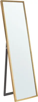 Obrázek produktu pro BELIANI Stojací zrcadlo zlaté 40 x 140 cm moderní design s rámem