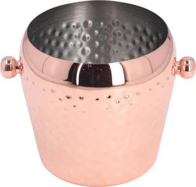 Obrázek produktu pro Kbelík na šampaňské 1000 ml Elegantní styl z nerezové oceli Přenosný široce používaný kbelík na led pro bar Party Club Copper Plating