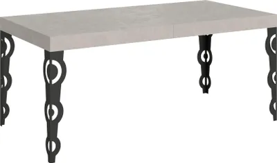 Obrázek produktu pro Rozkládací stůl 200/304x90 cm Karamay cashmere antracitové nohy
