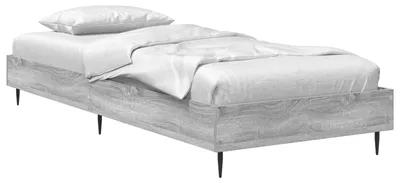 Produktbild von vidaXL Bettrahmen Grau Sonoma 80 x 200 cm Holzwerkstoff