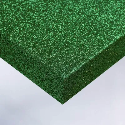 Produktbild von DIMEXACT - DIMEXACT Flaschengrüner glitzernder Klebebelag in einer Rolle von 122 cm x 10 Meter(n) -122 cm x 10 m - en Rouleau
