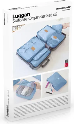 Produktbild von Ordnungssäcke für Koffer Luggan InnovaGoods 6 Stücke