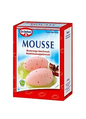 Zdjęcie produktu dla Dr Oetker Mus o smaku krwistej pomarańczy 1 opakowanie 1 x 1kg