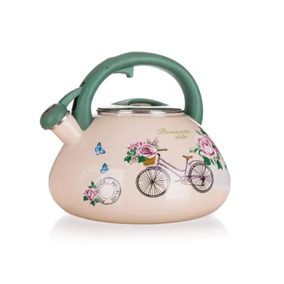 Obrázek produktu pro BANQUET Konvice smaltovaná pískací ROMANTIC RIDE 3 l
