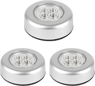 Produktbild von Set mit 3 batteriebetriebenen LED-Touchleuchten für Küchen, Treppenhäuser und Abstellräume [+++]