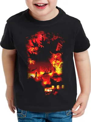 Produktbild von style3 Kaiju Fire Kinder T-Shirt monster nipon gojira tokio