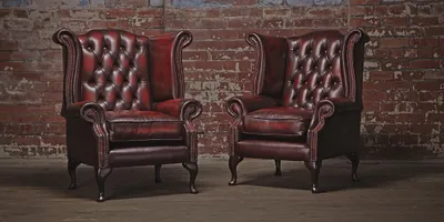 Produktbild von Echter Chesterfield Ohrensessel Sessel Couch Sofa Polster Sitz Lounge Antik