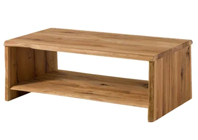 Image de MASSIVMOEBEL24 | Table basse 120x70 Chêne sauvage huilé Bois naturel PURE OAK #308