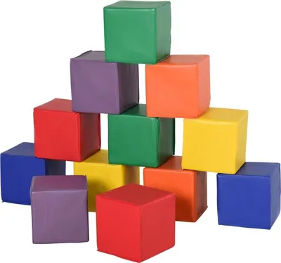 Immagine prodotto di Fortuna Lai 12 TLG. Blocchi di schiuma Blocchi morbidi per bambini Blocchi giganti Giocattoli da costruzione per bambini da 1 a 3 anni Set di blocchi Rosso+Giallo