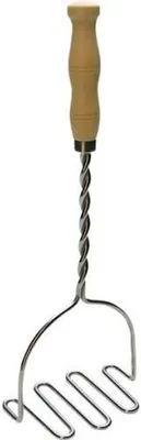 Immagine prodotto di spremiagrumi in acciaio inox 32 cm, manico in legno (grande)