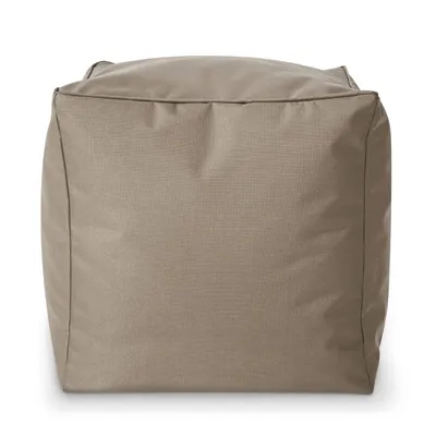 Produktbild von Green Bean® Sitzhocker "Cube" 40x40x40cm mit EPS Perlen Füllung - Fußhocker für Sitzsäcke - Khaki