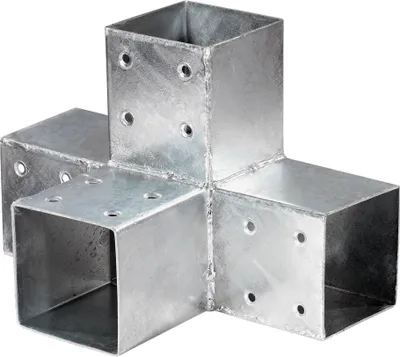 Produktbild von DEL Steckverbinder für Holzpfosten, feuerverzinkt, 9 x 9 cm