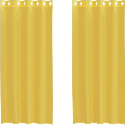 Immagine prodotto di Tende in Voile con Occhielli 2 pz Giallo