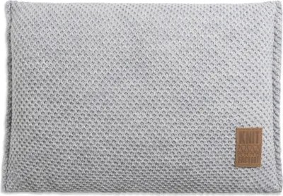 Produktbild von Knit Factory Lynn Kissen - Grau - 60x40 cm