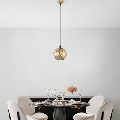 Obrázok produktu pre Opviq, Selcuklu - Mr - 785-1, luster, zlatý, KOVOVÉ TELESO, 25 x 25 x 39 - 119 cm