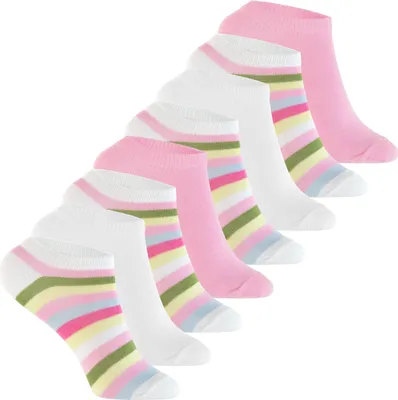 Produktbild von Footstar Kinder Sneaker Socken (8 Paar) Bunte Kurzsocken für Mädchen & Jungen - Multicolor 23-26