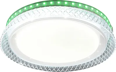 Produktbild von LED Deckenleuchte, Fernbedienung, dimmbar, weiß, CCT, D 28cm