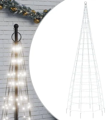 Obrázok produktu pre vidaXL LED vianočný stromček, 550 LED diód, studená biela, 300 cm
