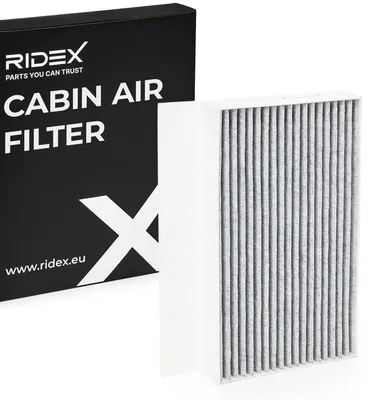 Produktbild von RIDEX 424I0196 Aktivkohle Innenraumfilter Pollenfilter für RENAULT MEGANE III Grandtour (KZ0/1) Scénic III (JZ0/1) GRAND SCÉNIC III (JZ0/1)