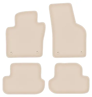 Immagine prodotto di Tappetini in moquette per Volkswagen Beetle 2012-2019 (cabrio/coupé) – set 4 pezzi, beige, su misura – Wielganizator FORTUNA