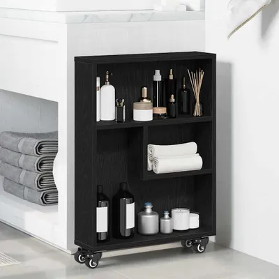Image de Maison Exclusive - Étagère de rangement étroite, 3 niveaux, 48 x 13 x 68 cm