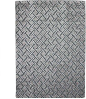 Obrázok produktu pre Vintage koberec so sivomodrým reliéfnym vzorom 133x190