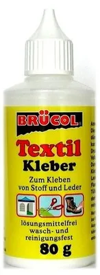 Produktbild von Textilkleber Brücol Textilklebstoff Stoffkleber 80g Gewebekleber