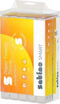 Produktbild von satino by wepa Handtuchpapier Smart , 240 x 230 mm, weiß (6420783)