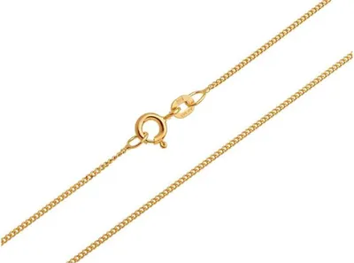 Produktbild von SILBERKETTEN STORE Panzerkette 1mm - 585 Gold, Länge wählbar von 38-90cm - 70cm