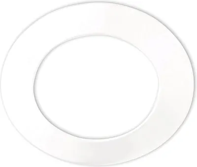 Produktbild von ISOLED Cover Aluminium rund weiß für Einbaustrahler Sys-90