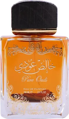 A close-up studio shot of a perfume bottle.