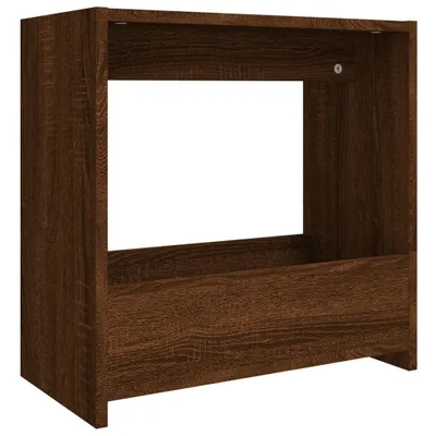 Obrázok produktu pre vidaXL Bočný stolík Brown Oak Optics 50x26x50 cm Materiál dreva