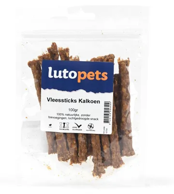 Obrázok produktu pre Lutopets, krmivo pre psov – tyčinky s príchuťou kuracieho mäsa – 100 g